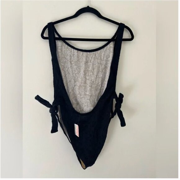 Free People Free-est NWOT black one piece swim suit size XL - Picture 8 of 13